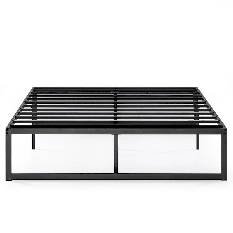 Black Metal Platform Bed Frame