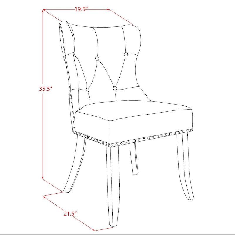 Dining Table Set- a Rectangle Dinner Table and Light Tan Linen Fabric Chairs, (Pieces Option)