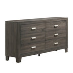 Anastasia 3-piece Solid Grey Bedroom Set