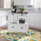 Julianna Stainless Steel Kitchen Cart