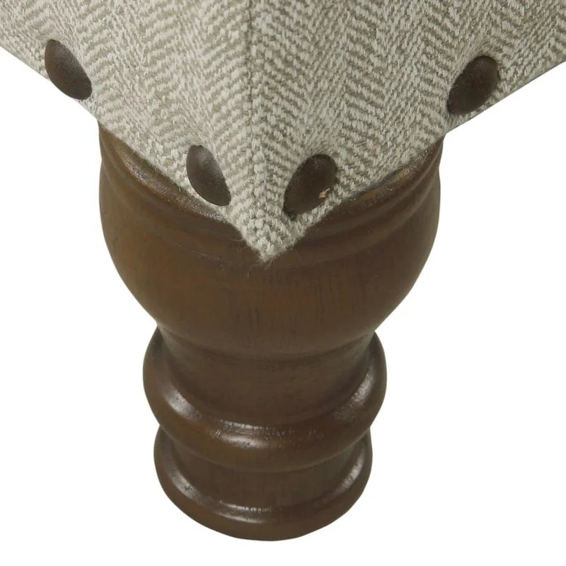 Reze Storage Bench with Nailhead Trim