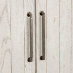 Modern Farmhouse Flea Market White Distressed Armoire