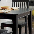 Arts & Crafts 7-piece Rectangular Dining Set with Extension Leaf by Homestyles