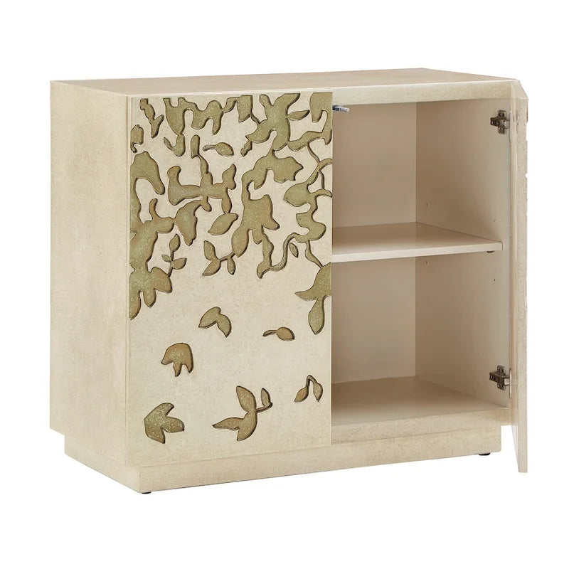 Emiri 35 Wide 2-Door Hand-Painted Accent Cabinet by iNSPIRE Q Bold