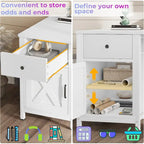 L Shaped Computer Desk Drawer Power Strip Storage Cabinet Storage Bag