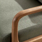 Ebello Modern Solid wood Accent Chair