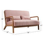 Ebello Modern Solid wood Accent Chair