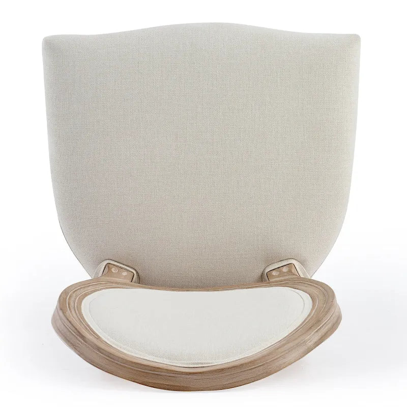 CO-Z King Louis XVI Upholstered Dining and Side Chairs, Set of 2