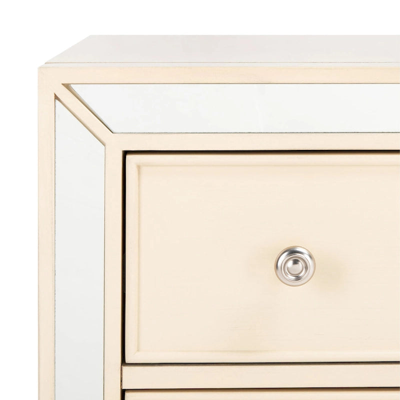 Amey Mirrored 3-Drawer Chest