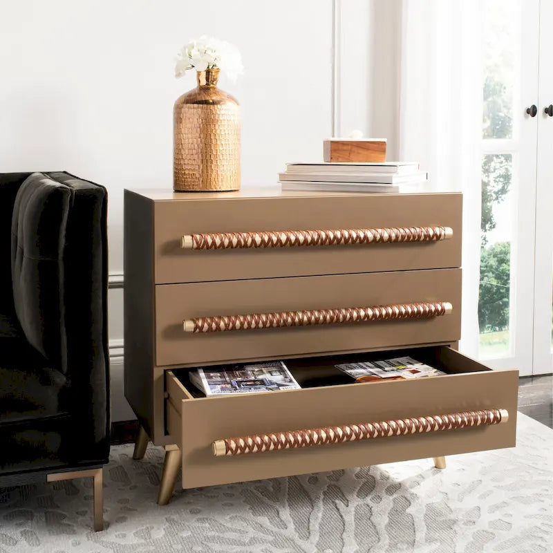 Audra 3-Drawer Storage Bedroom Chest.