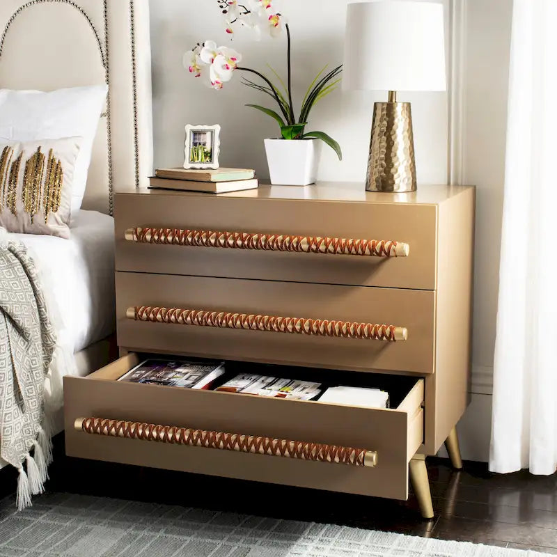 Audra 3-Drawer Storage Bedroom Chest.