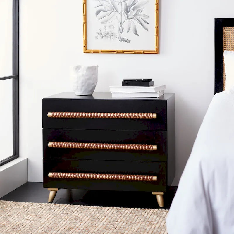 Audra 3-Drawer Storage Bedroom Chest.
