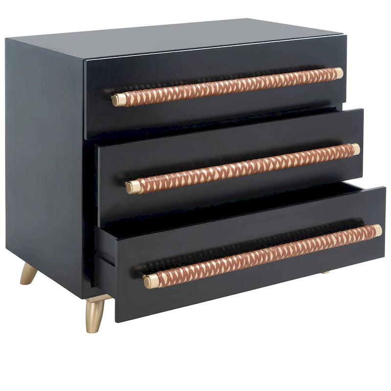 Audra 3-Drawer Storage Bedroom Chest.