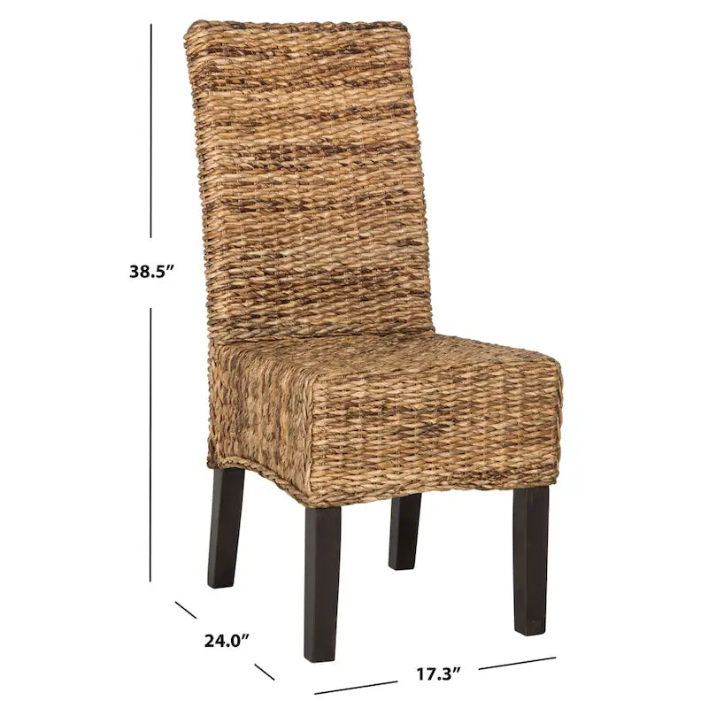 Meline Natural Dining Chair (Set of 2) - 17.3 x 24 x 38.5 - 17Wx24Dx39H