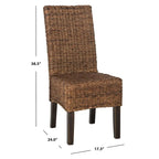Meline Natural Dining Chair (Set of 2) - 17.3 x 24 x 38.5 - 17Wx24Dx39H
