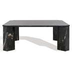 Couture Elseline Marble Top Square Coffee Table - 40 In. W x 40 In. D x 15 In. H - 40Wx40Dx15H