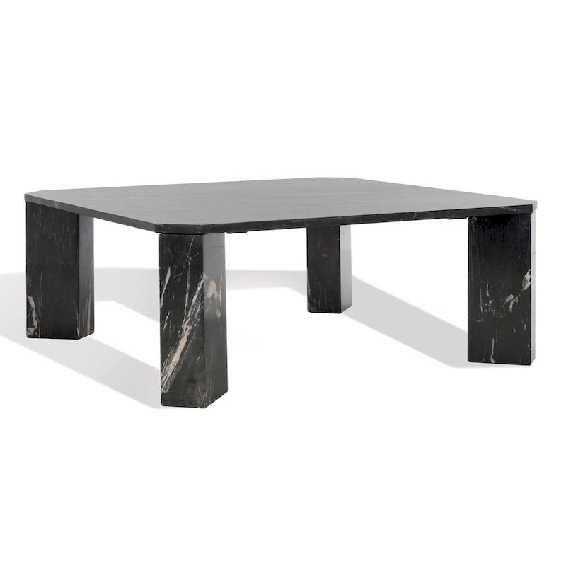Couture Elseline Marble Top Square Coffee Table - 40 In. W x 40 In. D x 15 In. H - 40Wx40Dx15H