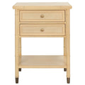 Dessa 2-Drawer 1-Shelf Accent Table. - 21 W x 18 D x 27 H - 21Wx18Dx27H