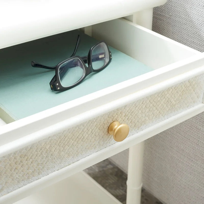 Dessa 2-Drawer 1-Shelf Accent Table. - 21 W x 18 D x 27 H - 21Wx18Dx27H