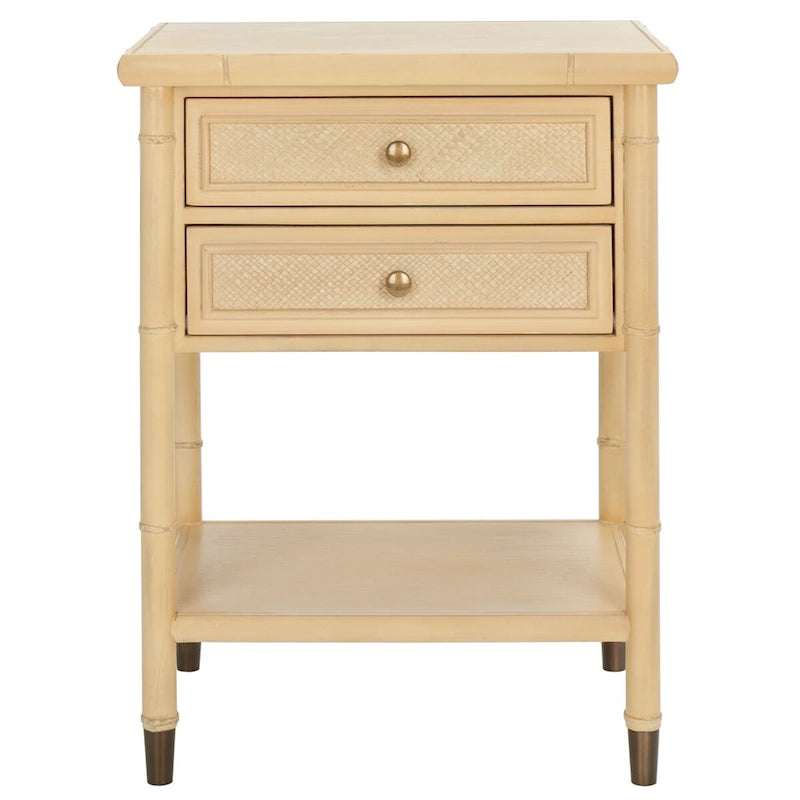 Dessa 2-Drawer 1-Shelf Accent Table. - 21 W x 18 D x 27 H - 21Wx18Dx27H