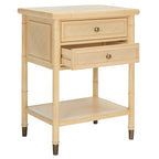 Dessa 2-Drawer 1-Shelf Accent Table. - 21 W x 18 D x 27 H - 21Wx18Dx27H