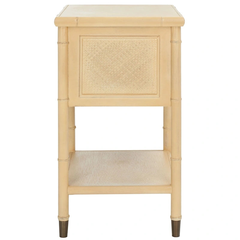 Dessa 2-Drawer 1-Shelf Accent Table. - 21 W x 18 D x 27 H - 21Wx18Dx27H