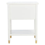 Dessa 2-Drawer 1-Shelf Accent Table. - 21 W x 18 D x 27 H - 21Wx18Dx27H