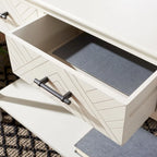 Jeanie 3-Drawer Bottom Shelf Console Table - 47.3 W x 13 L x 29.5 H - 47Wx13Dx30H