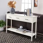 SAFAVIEH Jeanie 3-Drawer Bottom Shelf Console Table - 47.3 W x 13 L x 29.5 H - 47Wx13Dx30H