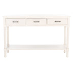 Jeanie 3-Drawer Bottom Shelf Console Table - 47.3 W x 13 L x 29.5 H - 47Wx13Dx30H