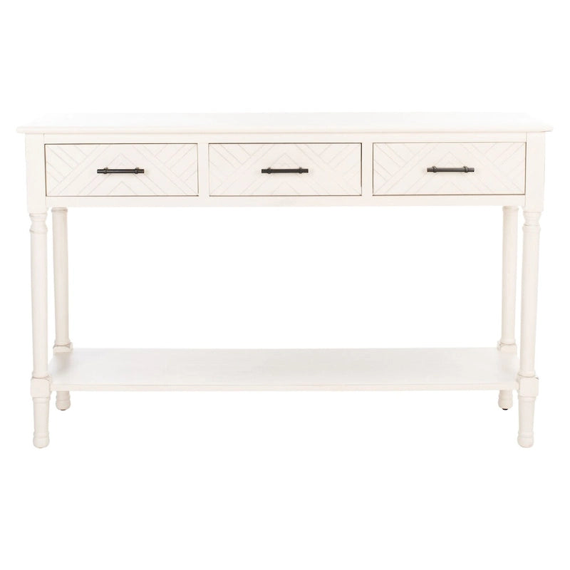 Jeanie 3-Drawer Bottom Shelf Console Table - 47.3 W x 13 L x 29.5 H - 47Wx13Dx30H