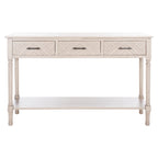 Jeanie 3-Drawer Bottom Shelf Console Table - 47.3 W x 13 L x 29.5 H - 47Wx13Dx30H