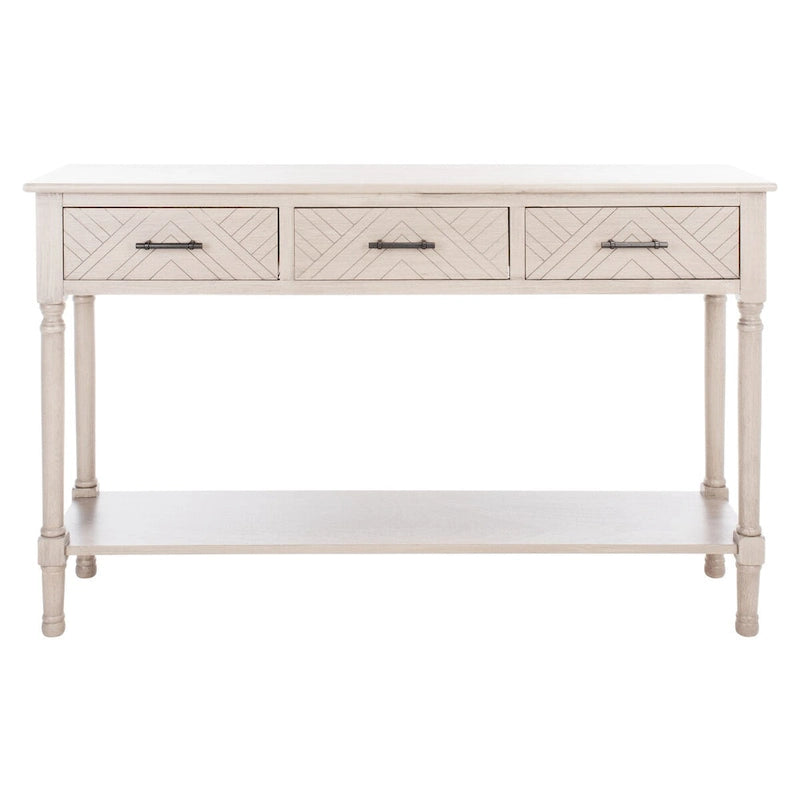 Jeanie 3-Drawer Bottom Shelf Console Table - 47.3 W x 13 L x 29.5 H - 47Wx13Dx30H