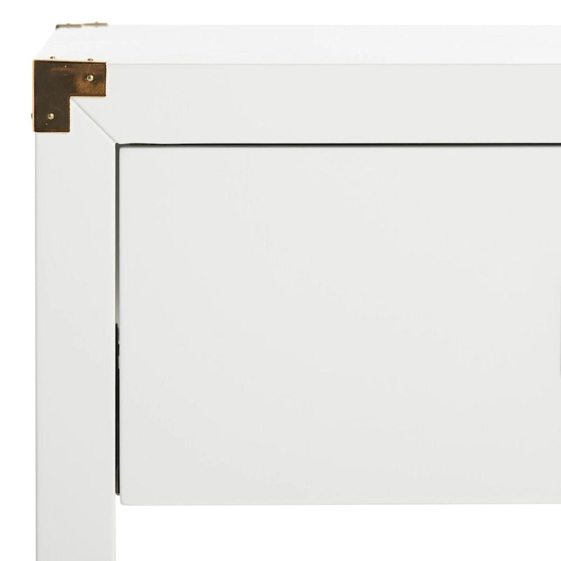 Couture Gilberte Lacquer Side Table - 24 In W x 18 In D x 26 In H - 24Wx18Dx26H