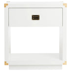 Couture Gilberte Lacquer Side Table - 24 In W x 18 In D x 26 In H - 24Wx18Dx26H