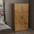 High Wardrobe/Armoires with 2 drawers and 5 storage spaces