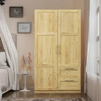 High Wardrobe/Armoires with 2 drawers and 5 storage spaces