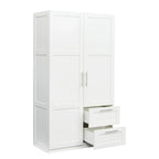 High Wardrobe/Armoires with 2 drawers and 5 storage spaces