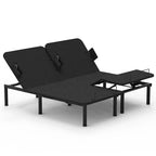 FunniHomi Twin XL/Queen/Split King Size Adjustable Bed Frame, Zero Clearance, Zero Gravity, Mattress Holder