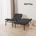 FunniHomi Twin XL/Queen/Split King Size Adjustable Bed Frame, Zero Clearance, Zero Gravity, Mattress Holder