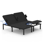 FunniHomi Twin XL/Queen/Split King Size Adjustable Bed Frame, Zero Clearance, Zero Gravity, Mattress Holder