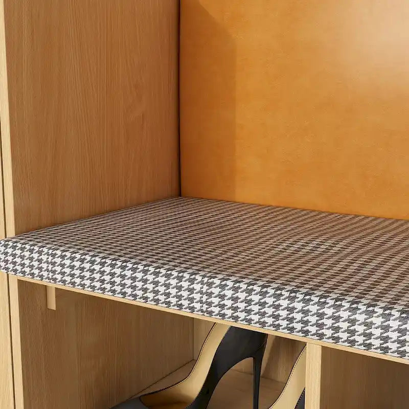 Multipurpose Shoe Rack w/Upholstered Bench and Large Capacity Storage