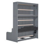 Queen Size Murphy Bed Wall Bed with Cushion