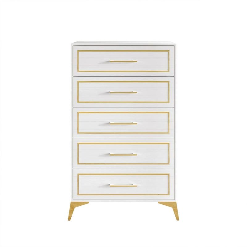 Contemporary Chest with 5 Drawers