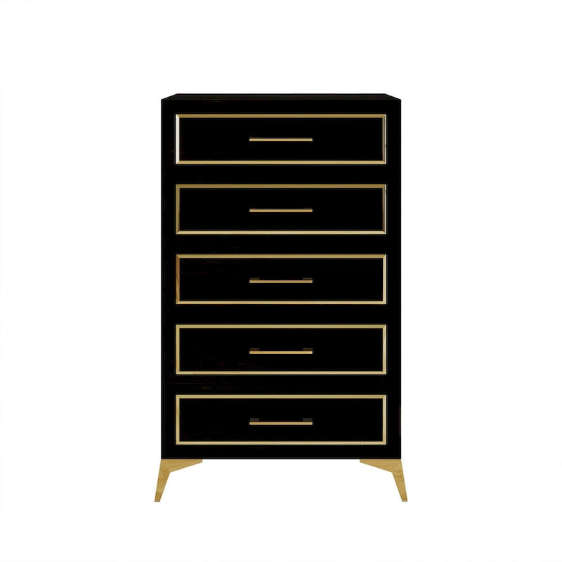 Contemporary Chest with 5 Drawers