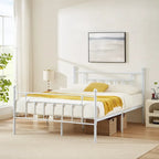 Metal Bed Frame, Modern Platform Bed Frame with Headboard and Footboard, No Box Spring Needed