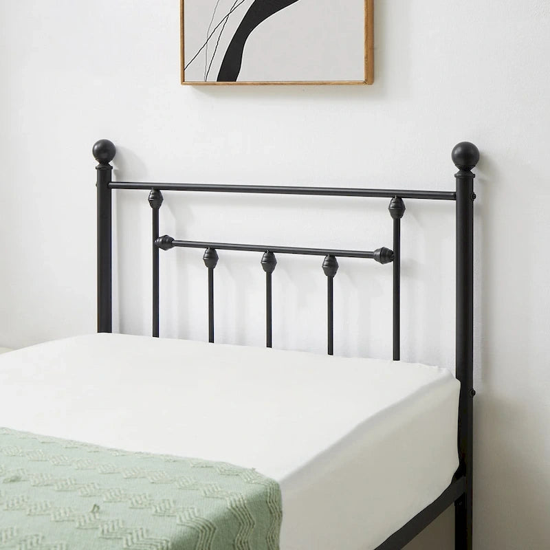Metal Bed Frame, Modern Platform Bed Frame with Headboard and Footboard, No Box Spring Needed