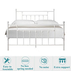 Metal Bed Frame, Modern Platform Bed Frame with Headboard and Footboard, No Box Spring Needed