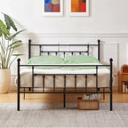 Metal Bed Frame, Modern Platform Bed Frame with Headboard and Footboard, No Box Spring Needed