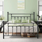 Metal Bed Frame, Modern Platform Bed Frame with Headboard and Footboard, No Box Spring Needed